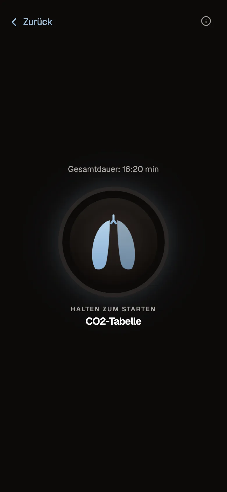 Übung starten